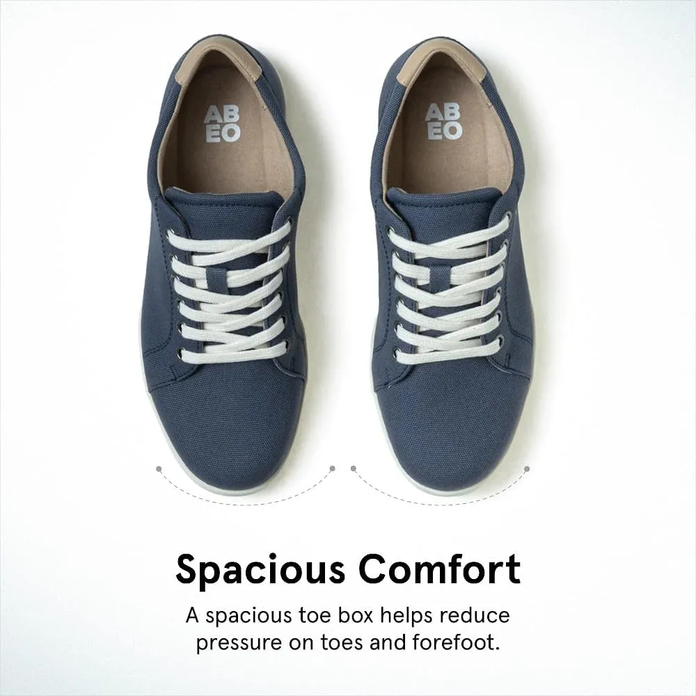 ABEO Addie Women's Metatarsal Fashion Sneakers with High Arch Support, Comfortable Fashion Sneakers for Metatarsalgia, Ball of Foot Pain Relief with Removable Metatarsal Pad - Casual Shoes