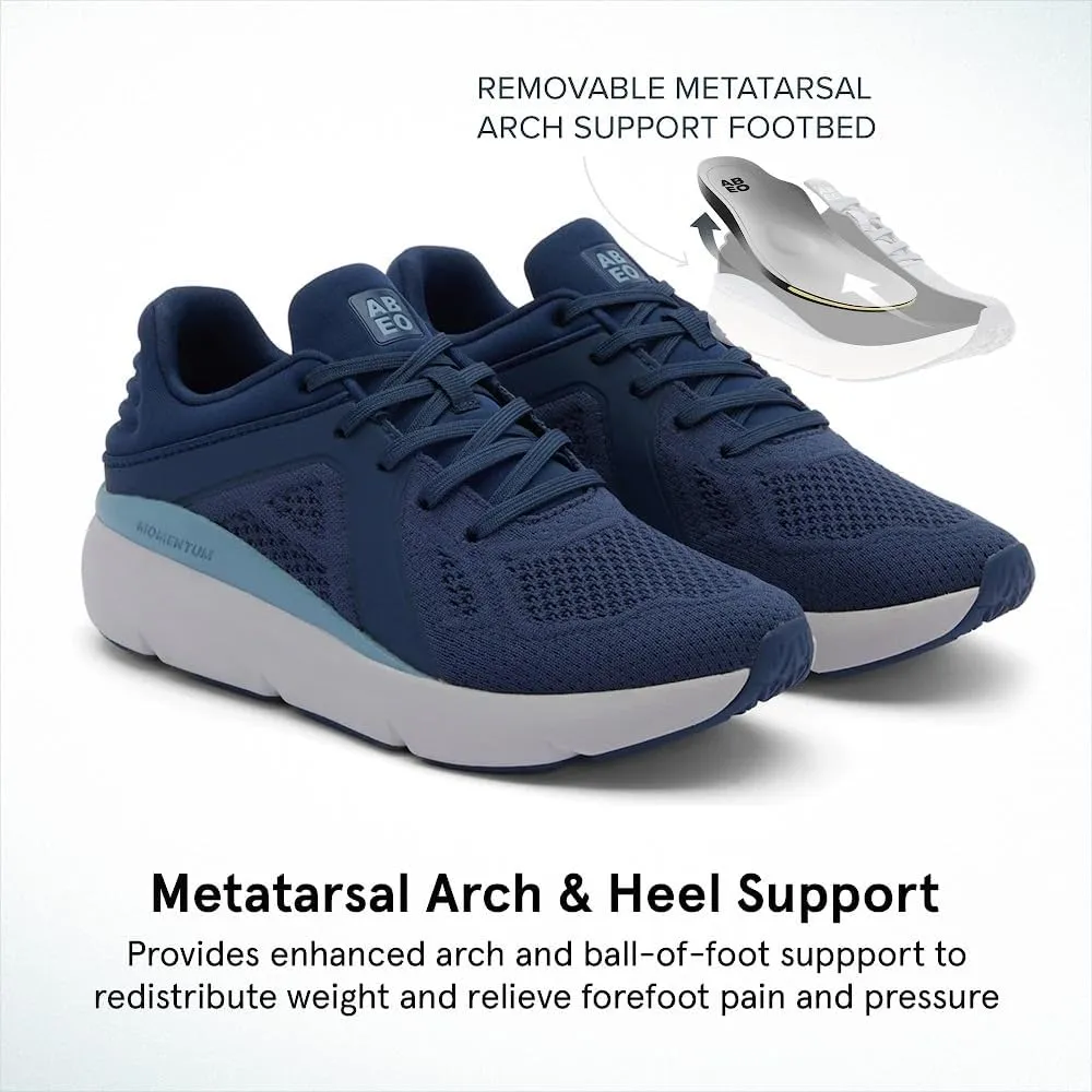 ABEO MXV Shift Women’s Metatarsal Footbed Walking Shoes | Orthopedic Shoes for Women | Ball of Foot Pain Relief | Metatarsalgia Shoes