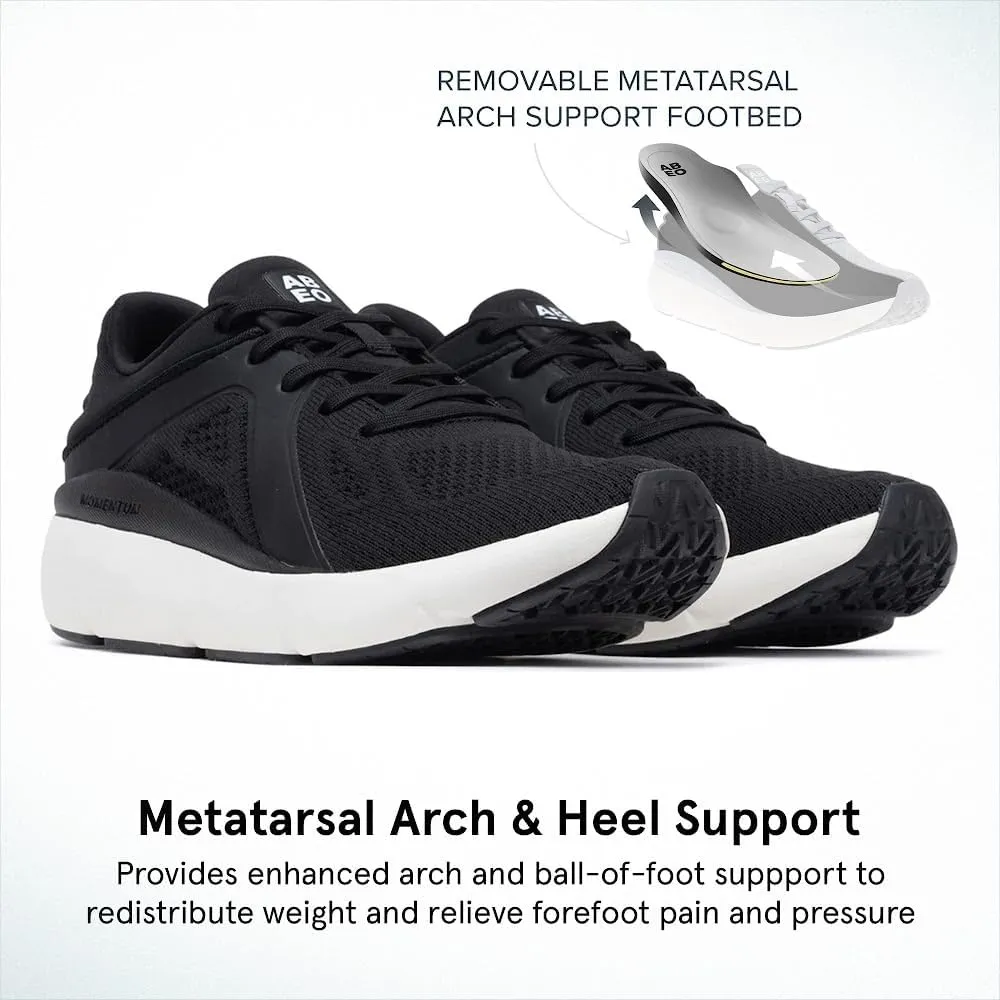 ABEO MXV Shift Women’s Metatarsal Footbed Walking Shoes | Orthopedic Shoes for Women | Ball of Foot Pain Relief | Metatarsalgia Shoes