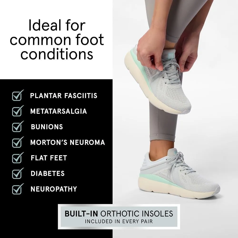 ABEO MXV Shift Women’s Metatarsal Footbed Walking Shoes | Orthopedic Shoes for Women | Ball of Foot Pain Relief | Metatarsalgia Shoes