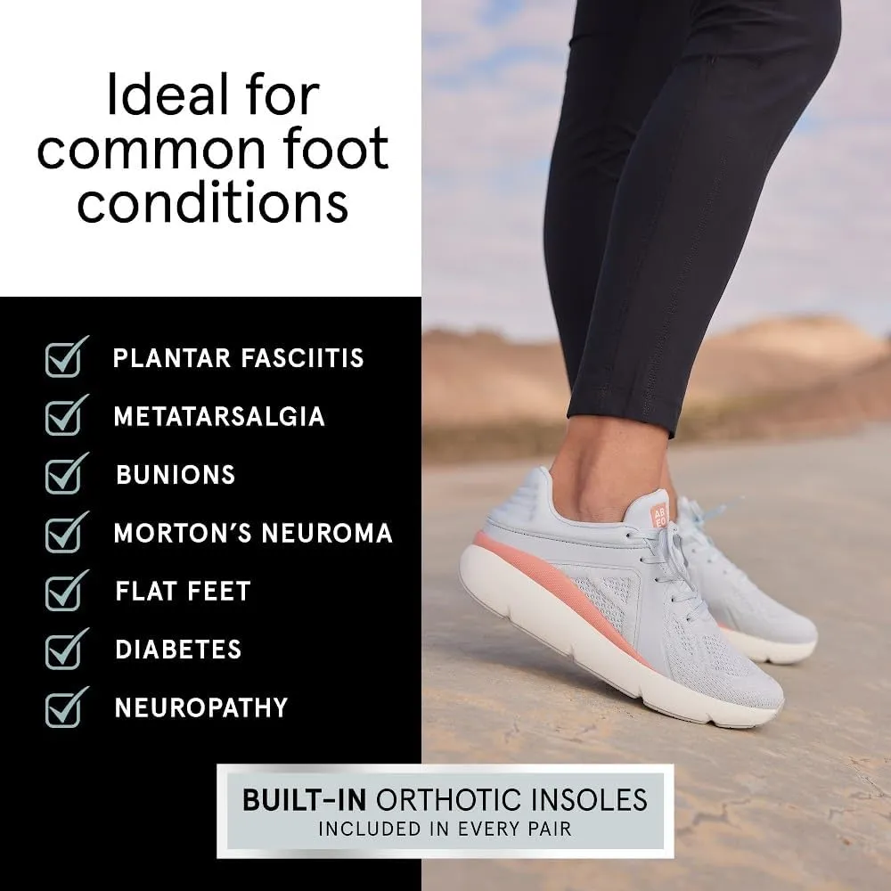 ABEO MXV Shift Women’s Metatarsal Footbed Walking Shoes | Orthopedic Shoes for Women | Ball of Foot Pain Relief | Metatarsalgia Shoes