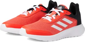 adidas Boy's Tensaur Run (Little Kid/Big Kid) White/Bright Red/Black 12.5 Little Kid M