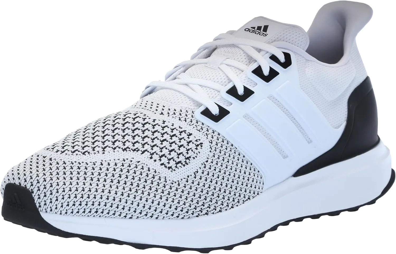 adidas Men's UBounce DNA Sneaker, White/White/Black, 14