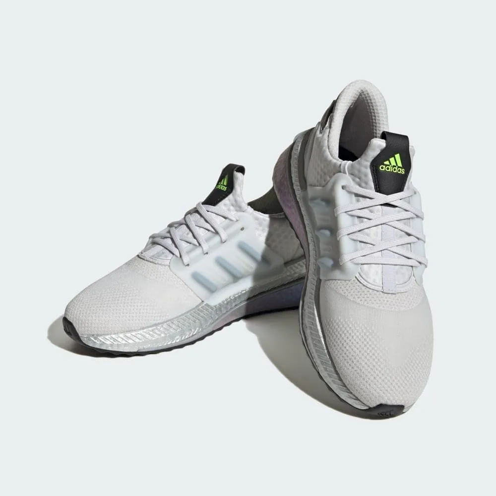 adidas Mens X Plrboost Lace Up Sneakers Shoes Casual - White