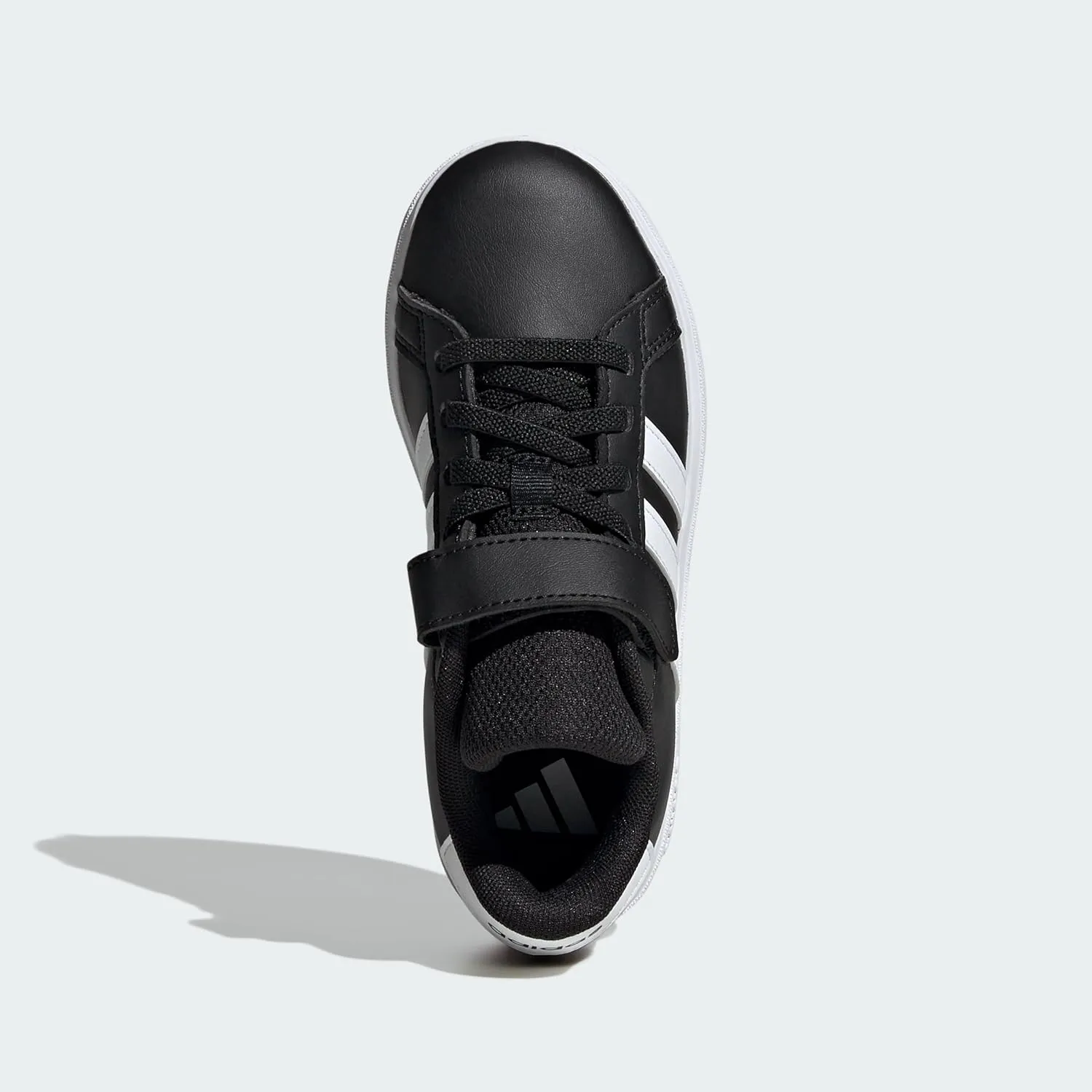 adidas Unisex-Child Grand Court 2.0 Elastic Lace Sneaker