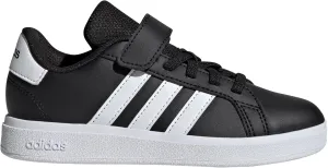 adidas Unisex-Child Grand Court 2.0 Elastic Lace Sneaker