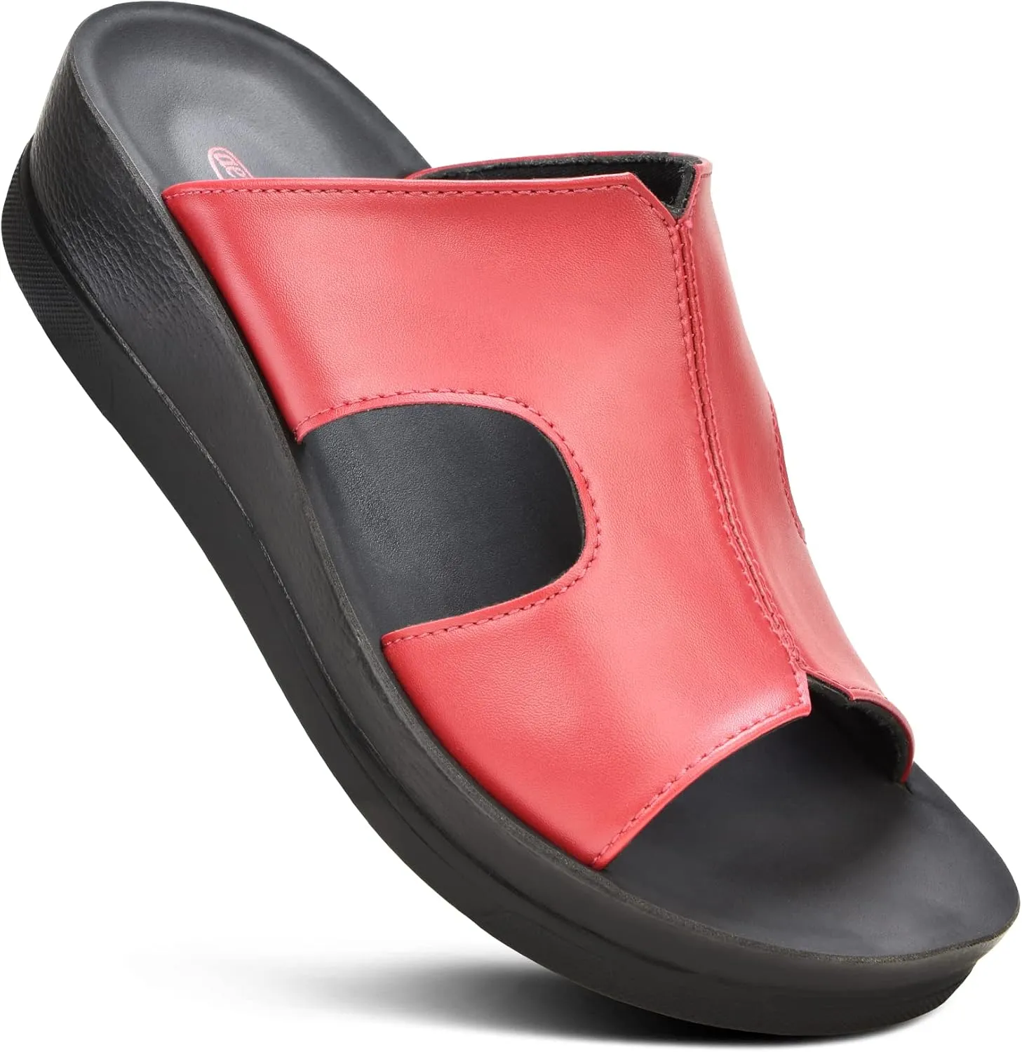 AEROTHOTIC Women’s Cushioned Strap Open Toe Platform Sandals with Arch Support