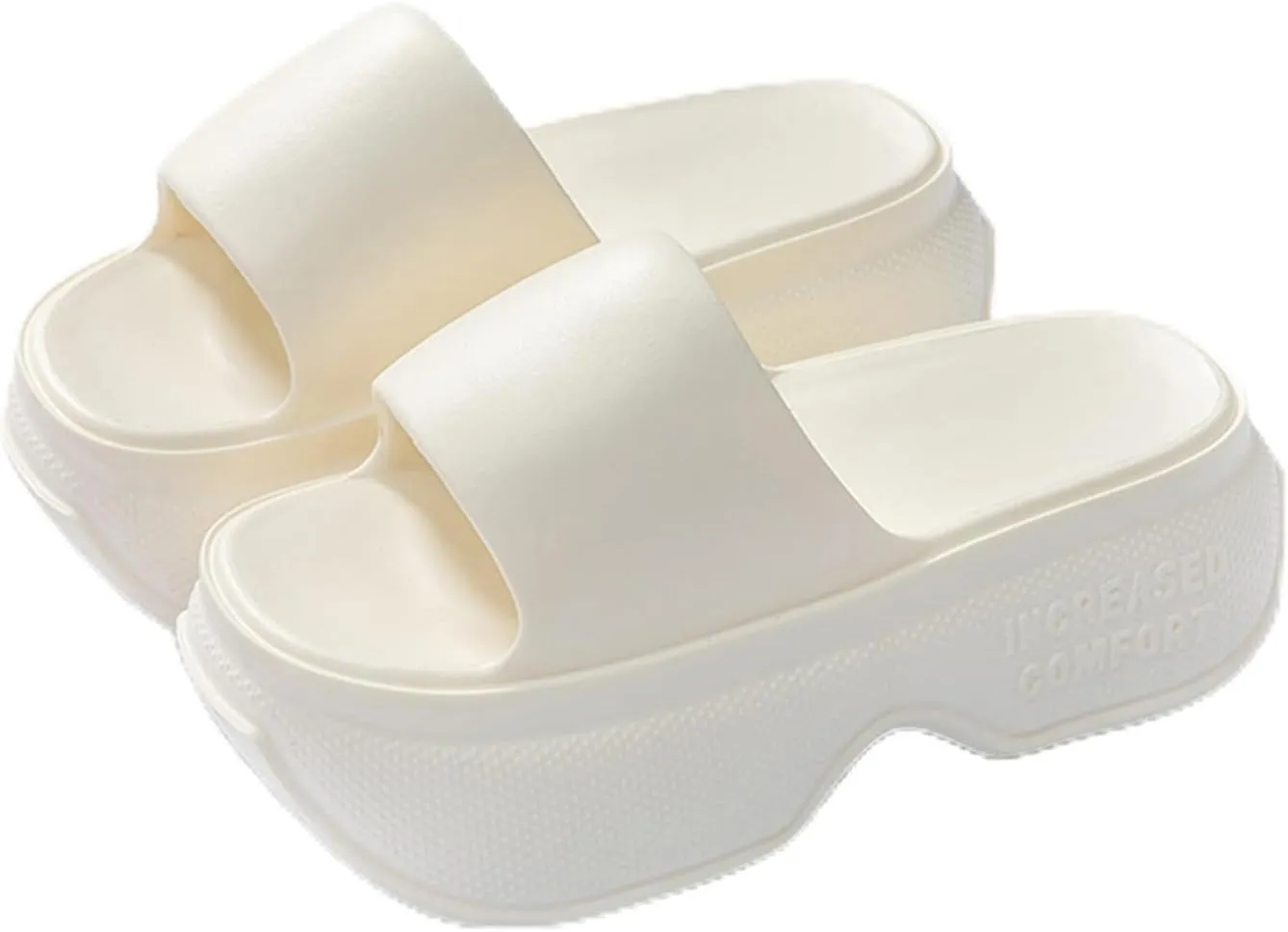 Alexis Leroy Casual Slippers for Women House Indoor Slides Bathroom Shower Sandals Lightweight Cushioned Thick Sole Easy to Clean