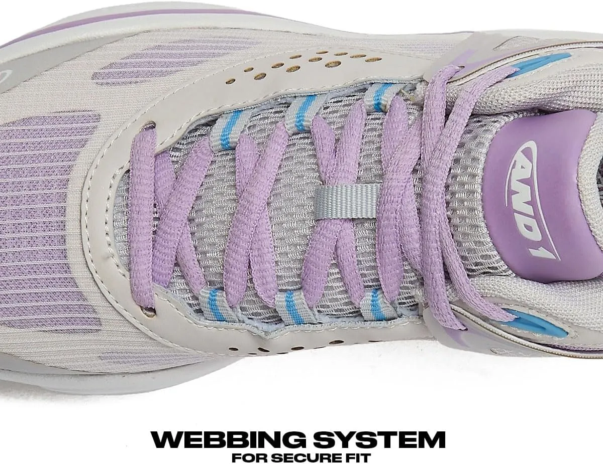 AND1 Girls & Boys Basketball Shoes, Boys High Top Sneakers, Size Little Kid 1 to Big Kid 7 - Cool Basketball Shoes for Kids and Youth
