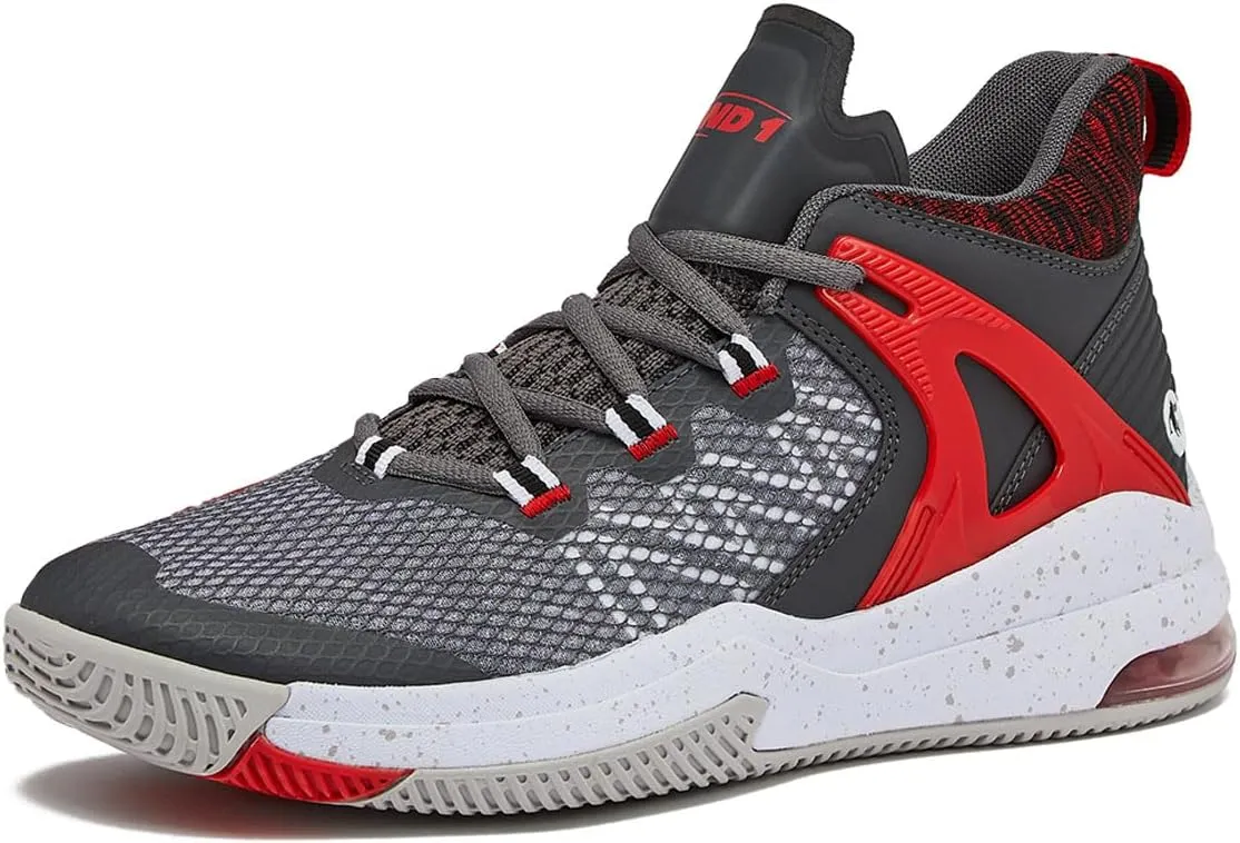 AND1 Turnaround Men’s Basketball Shoes, Indoor or Outdoor Basketball Sneakers for Men, Street or Court, Sizes 7-16