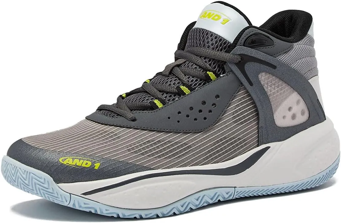 AND1 Turnaround Men’s Basketball Shoes, Indoor or Outdoor Basketball Sneakers for Men, Street or Court, Sizes 7-16