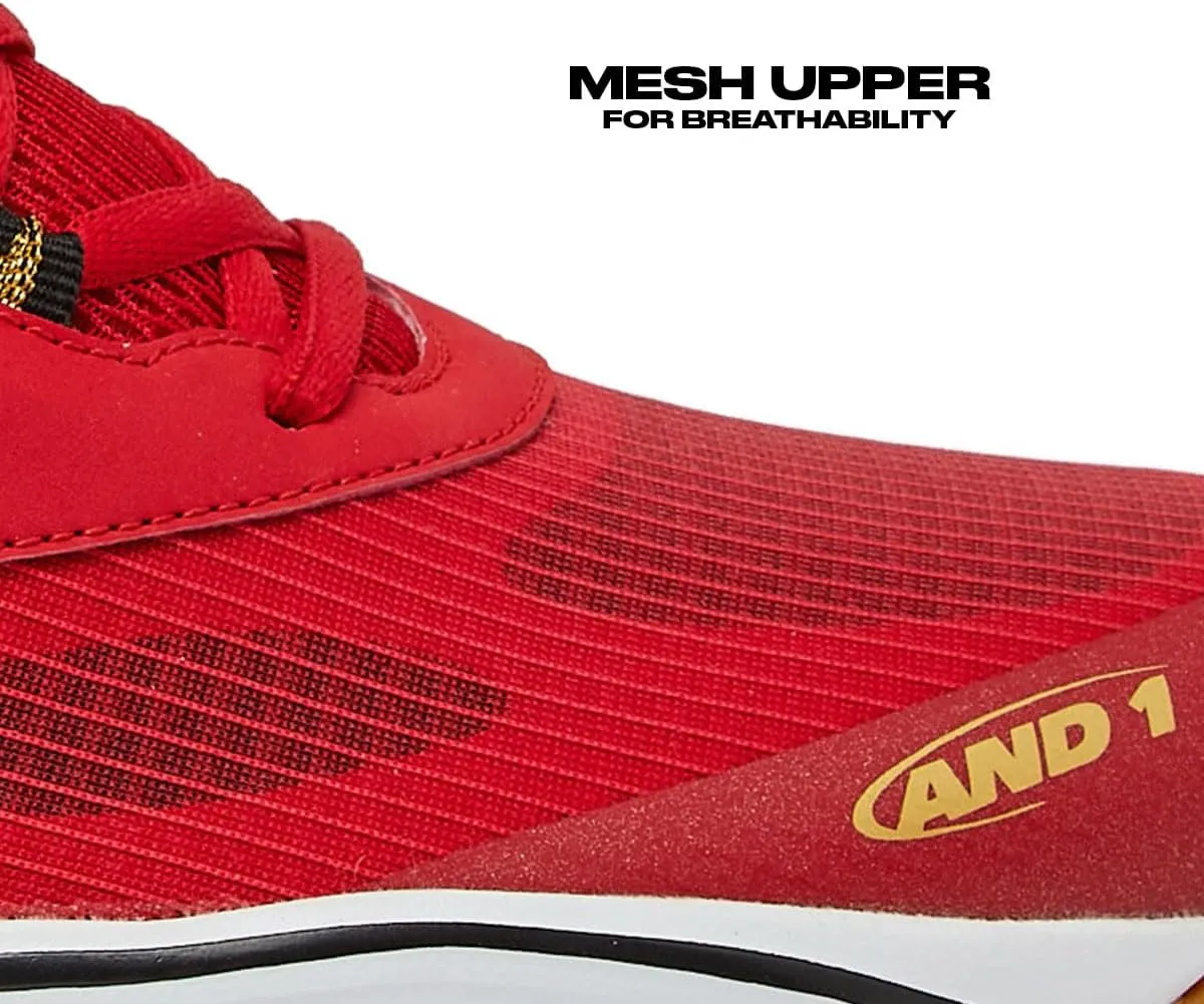 AND1 Turnaround Men’s Basketball Shoes, Indoor or Outdoor Basketball Sneakers for Men, Street or Court, Sizes 7-16
