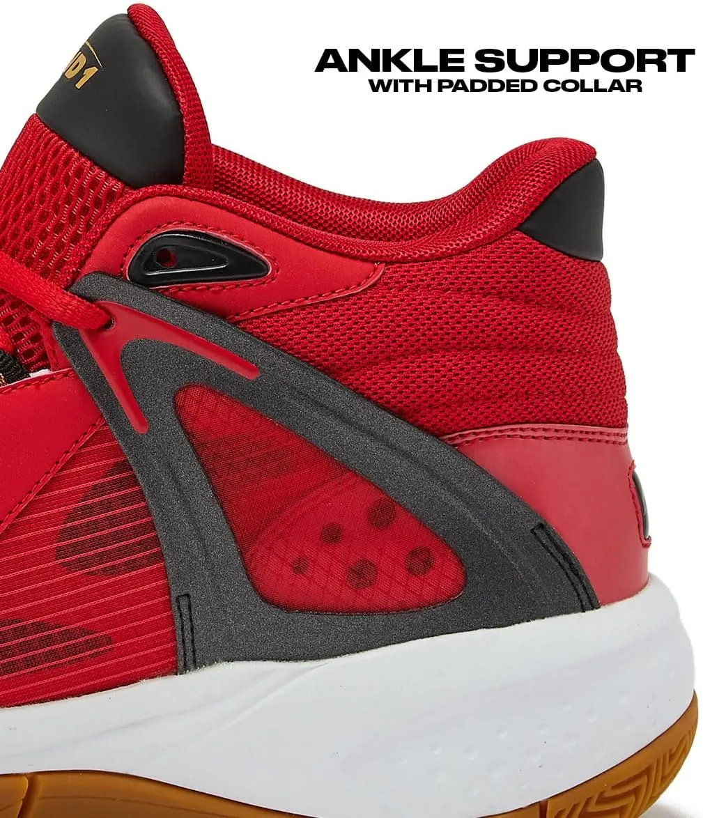 AND1 Turnaround Men’s Basketball Shoes, Indoor or Outdoor Basketball Sneakers for Men, Street or Court, Sizes 7-16