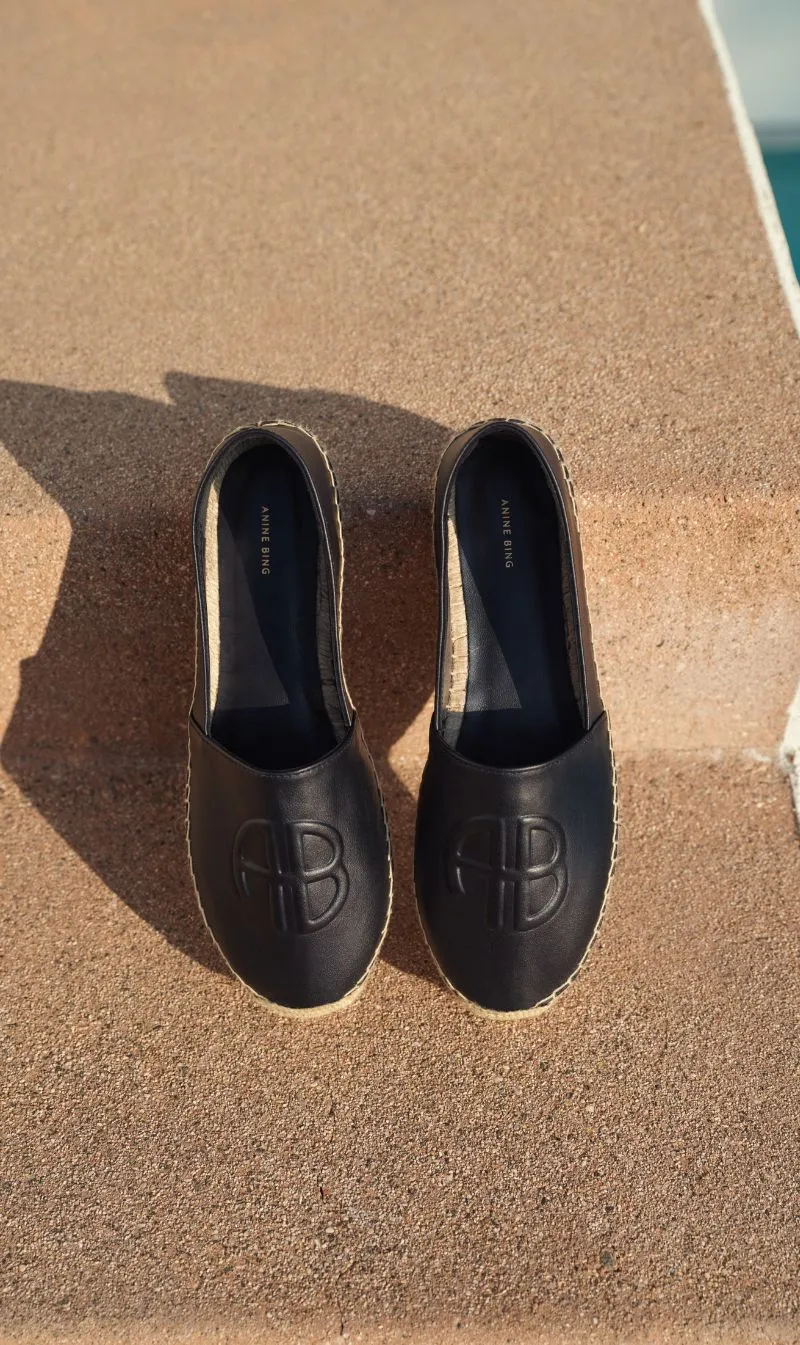 Anine Bing | Paloma Espadrilles - Black