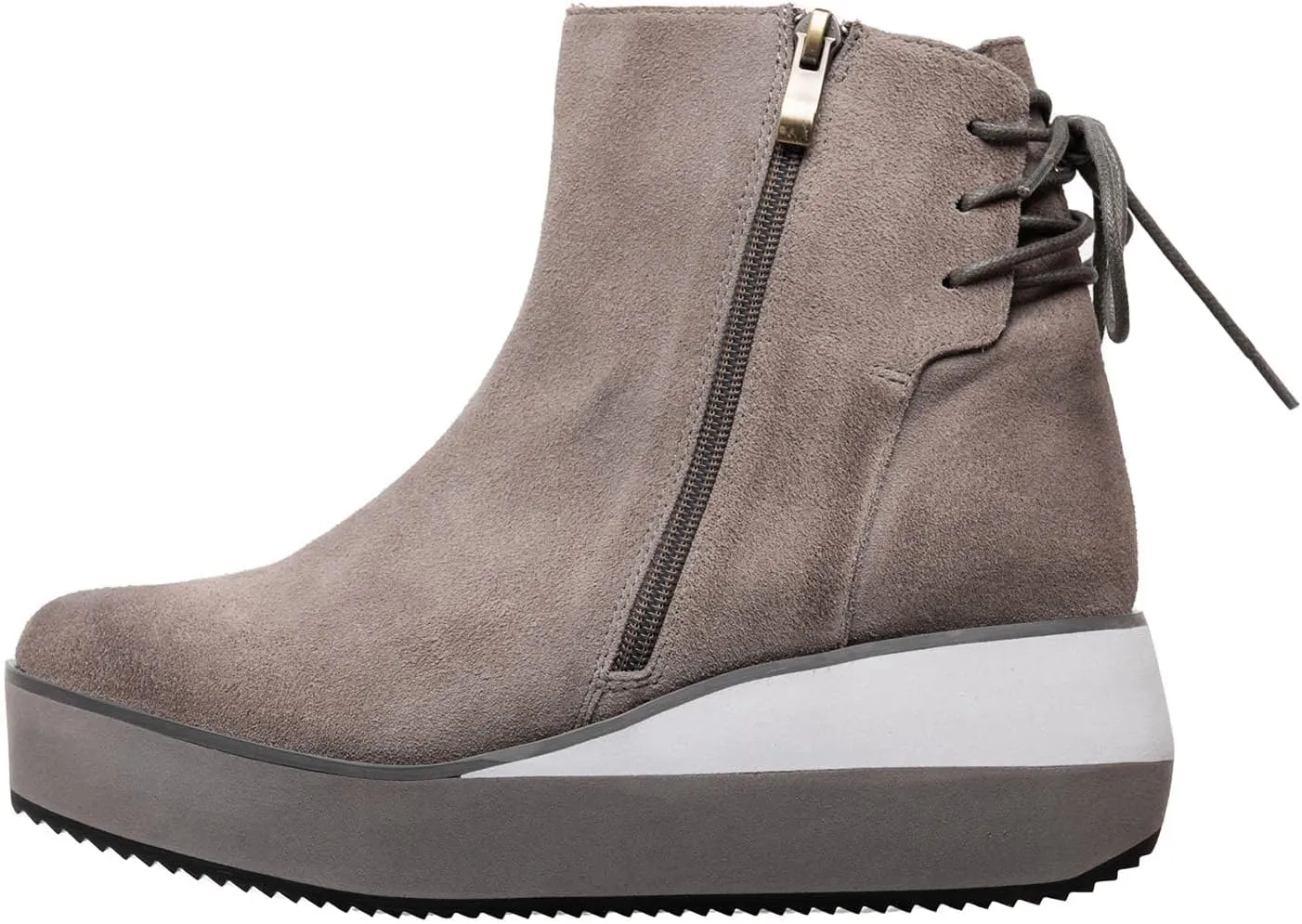 Antelope Wedge Boots for Women - Suede Wedge Booties - Fran