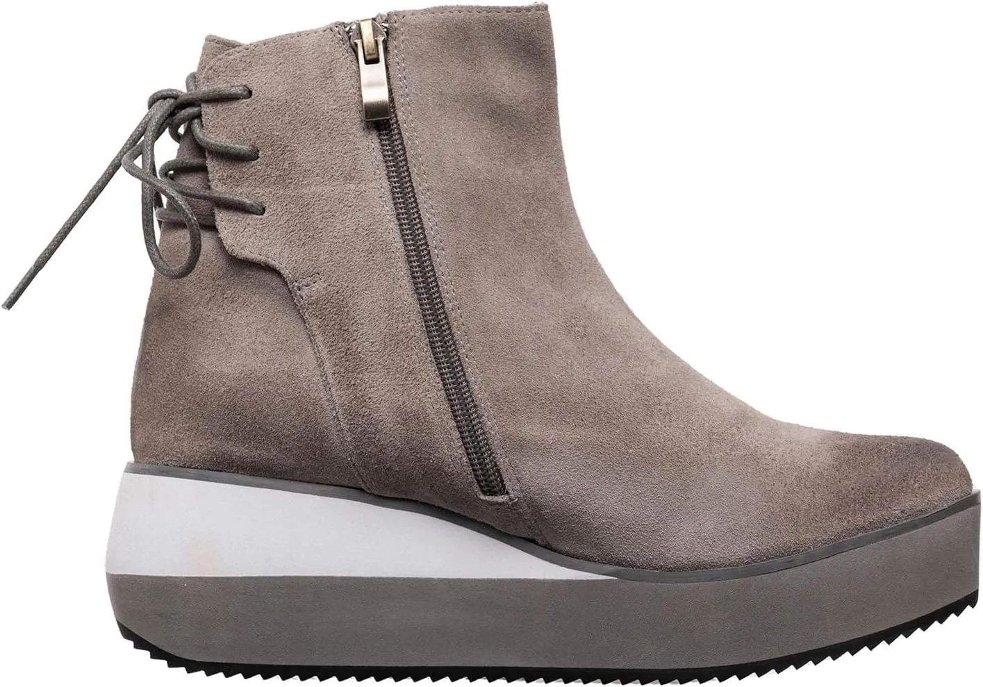 Antelope Wedge Boots for Women - Suede Wedge Booties - Fran