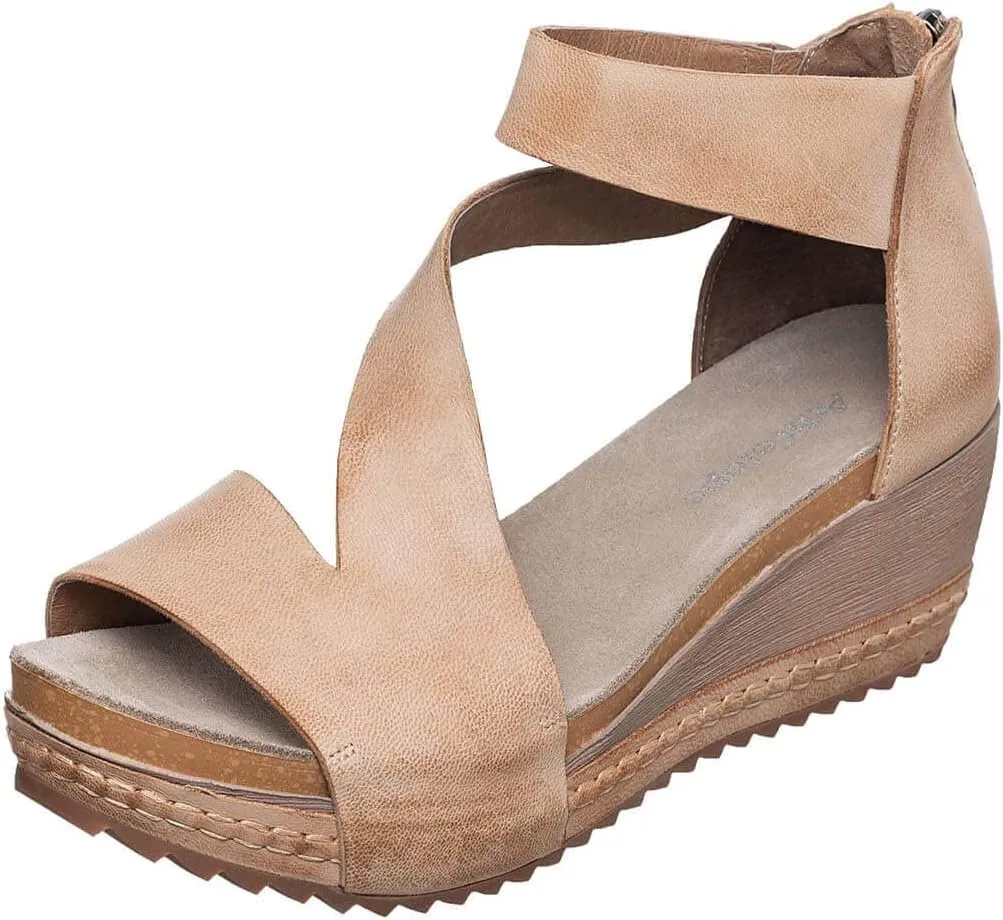 Antelope Women's Davi Leather Wedge Sandals