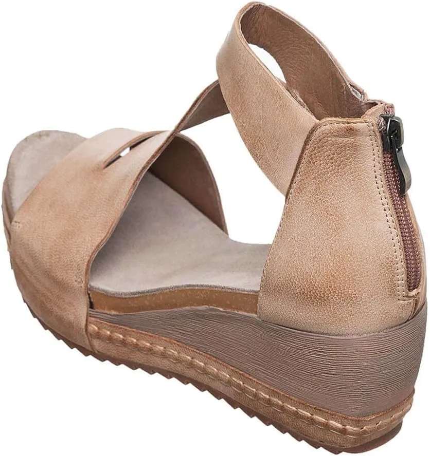 Antelope Women's Davi Leather Wedge Sandals