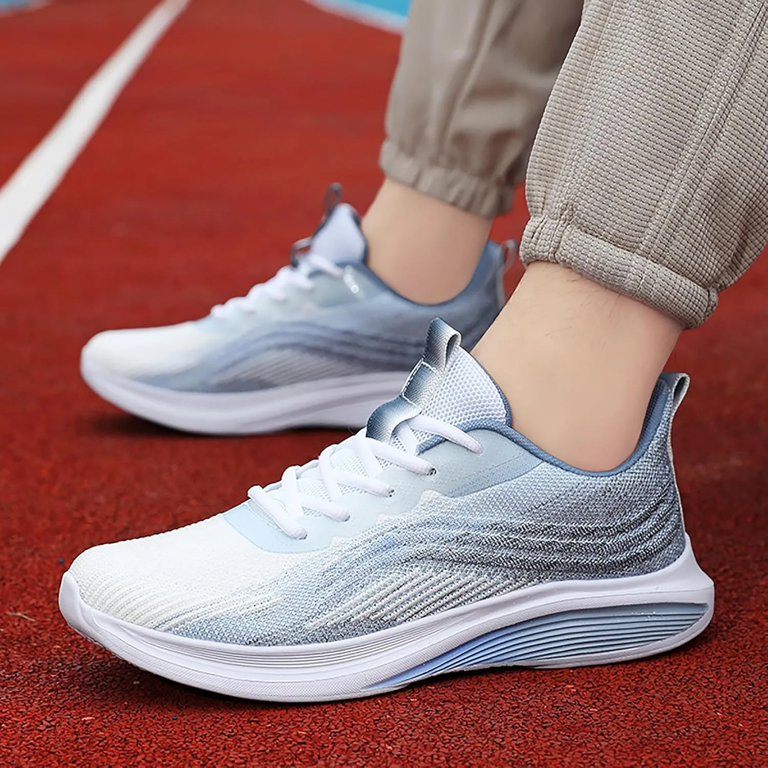 Azooken Men's Walking Shoes Jogging Tennis Footwear Fitness Road Running Fashion Sneakers