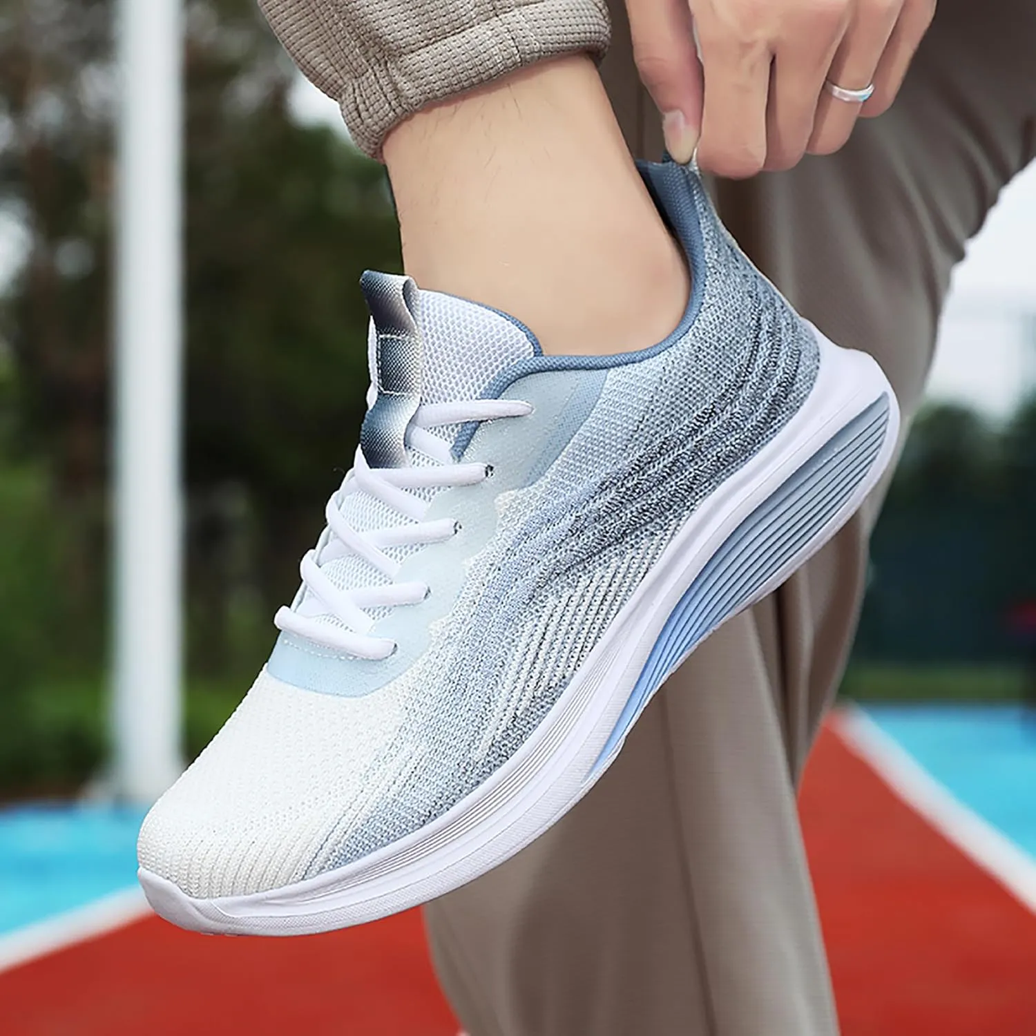 Azooken Men's Walking Shoes Jogging Tennis Footwear Fitness Road Running Fashion Sneakers