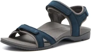 Balboa Sport Sandal | Walking Sandals Women | Water Resistant Leather Sandals | Three Points of Adjustability