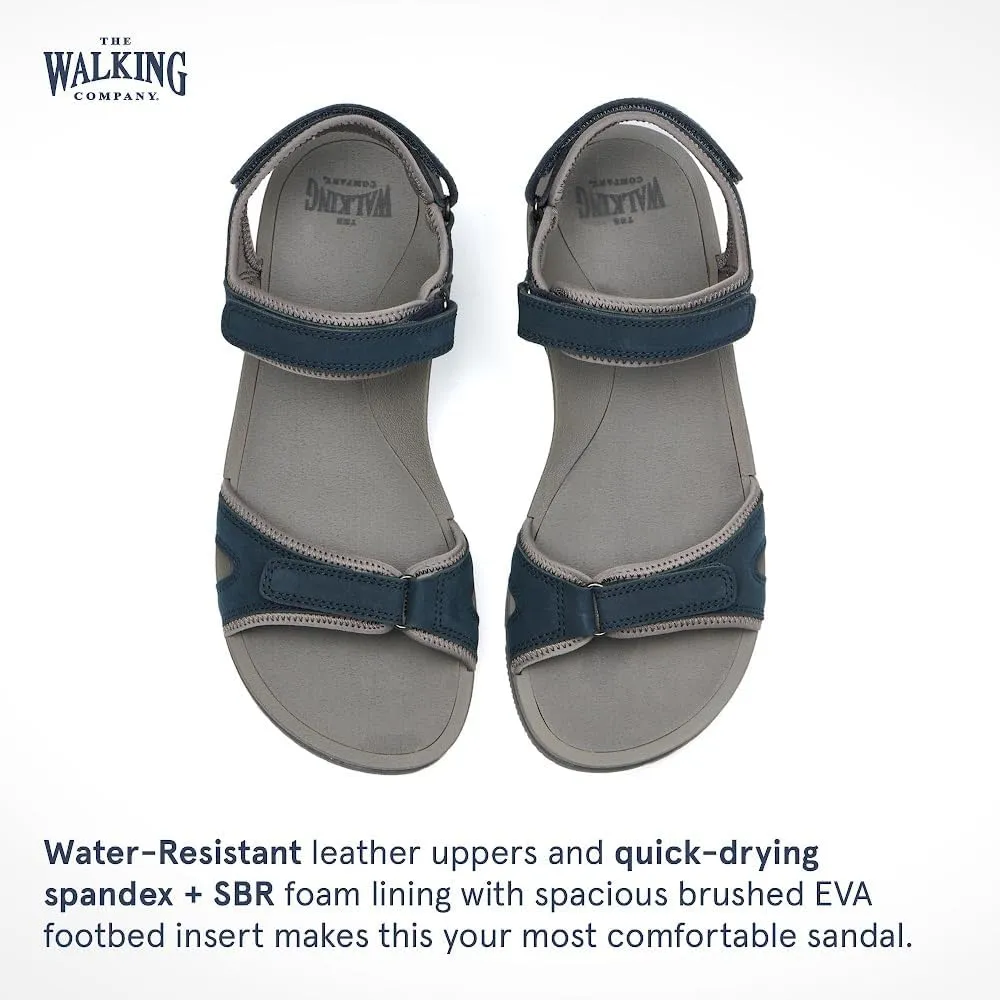 Balboa Sport Sandal | Walking Sandals Women | Water Resistant Leather Sandals | Three Points of Adjustability
