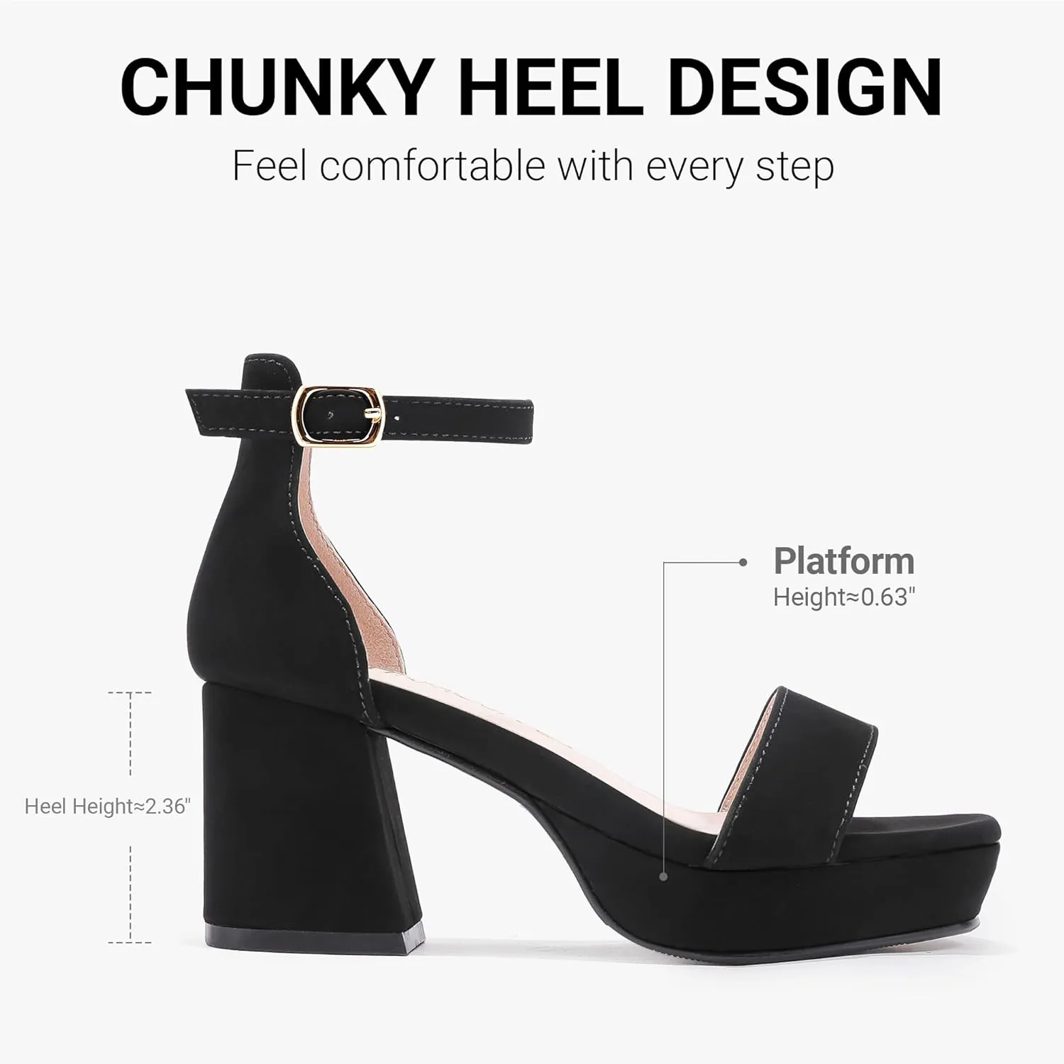 Big Girls High Heels Sandals Round Open Toe Kids Dress Shoes Pageant Flower Girl Shoes Wedding Party Ankle Strap Pumps for Little Big Kids