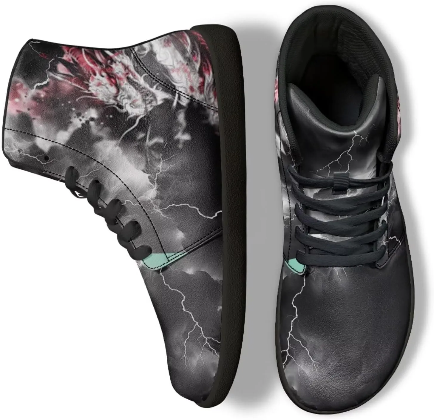 Binienty Mens Barefoot Shoes High Top Womens Minimalist Trail Running Barefoot Shoes Wide Toe Box