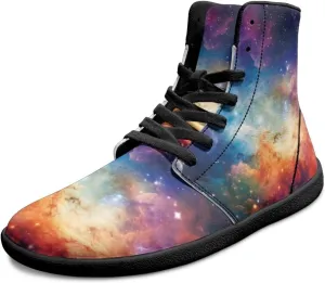 Binienty Men's Wide Barefoot Shoes High Top Minimalist Sneakers Anti Skid Zero Drop Sport Shoes US 6-14