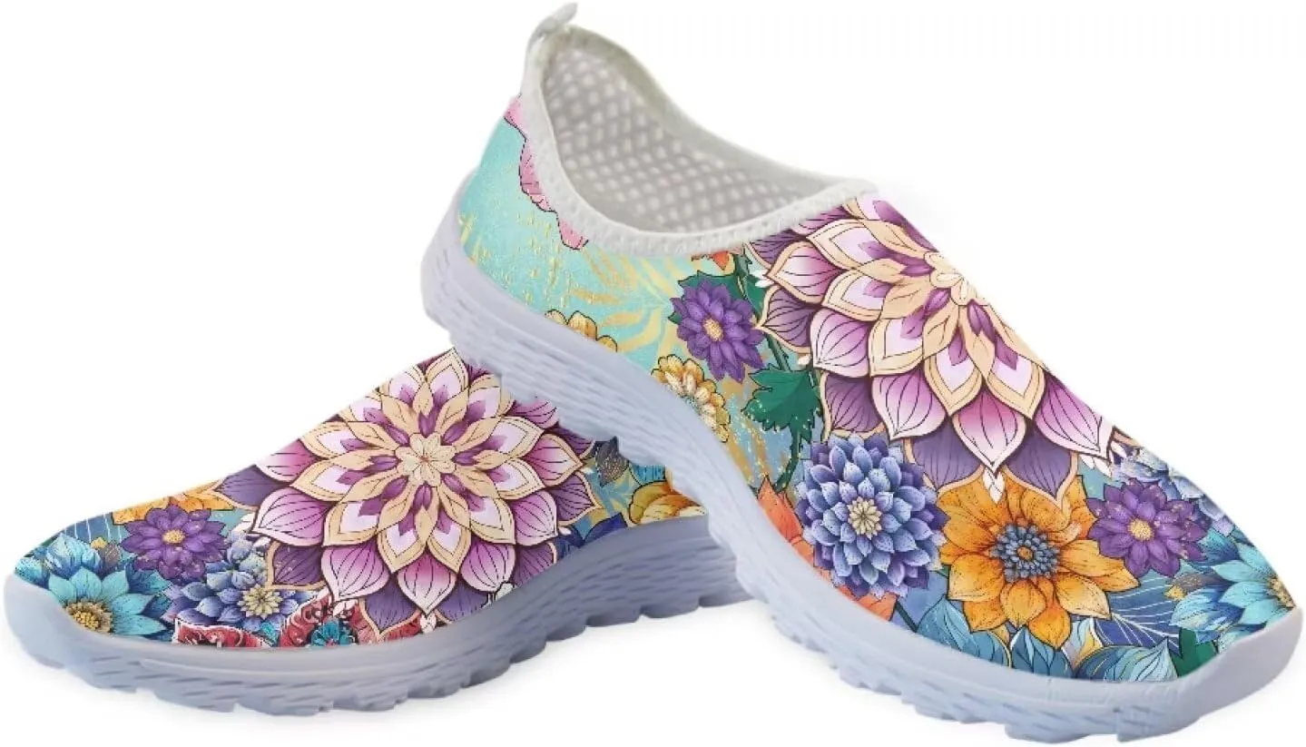 Biyejit Quick Dry Womens Water Shoes for Swim Beach Surf Breathable Slip On Sneakers Casual Outdoor Sport Flats Shoes