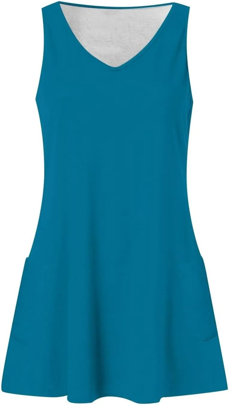 Boho Summer Dresses for Women 2024 Casual Loose Sleeveless Tunic Tank Dress Beach Coverup Sundresses Vacation Outfits