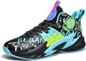 Boys Basketball Shoes Breathable Indoor Athletic Shoes Youth Outdoor Fashion Sneakers Comfortable Basketball Shoes for Girls
