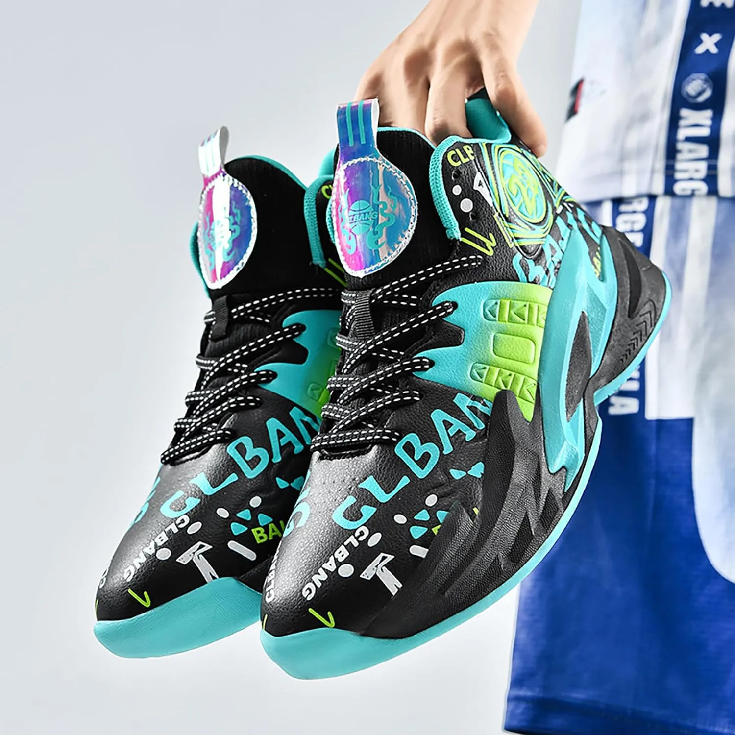 Boys Basketball Shoes Breathable Indoor Athletic Shoes Youth Outdoor Fashion Sneakers Comfortable Basketball Shoes for Girls