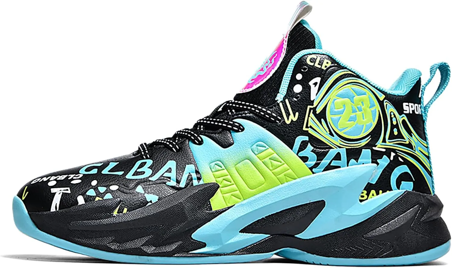 Boys Basketball Shoes Breathable Indoor Athletic Shoes Youth Outdoor Fashion Sneakers Comfortable Basketball Shoes for Girls
