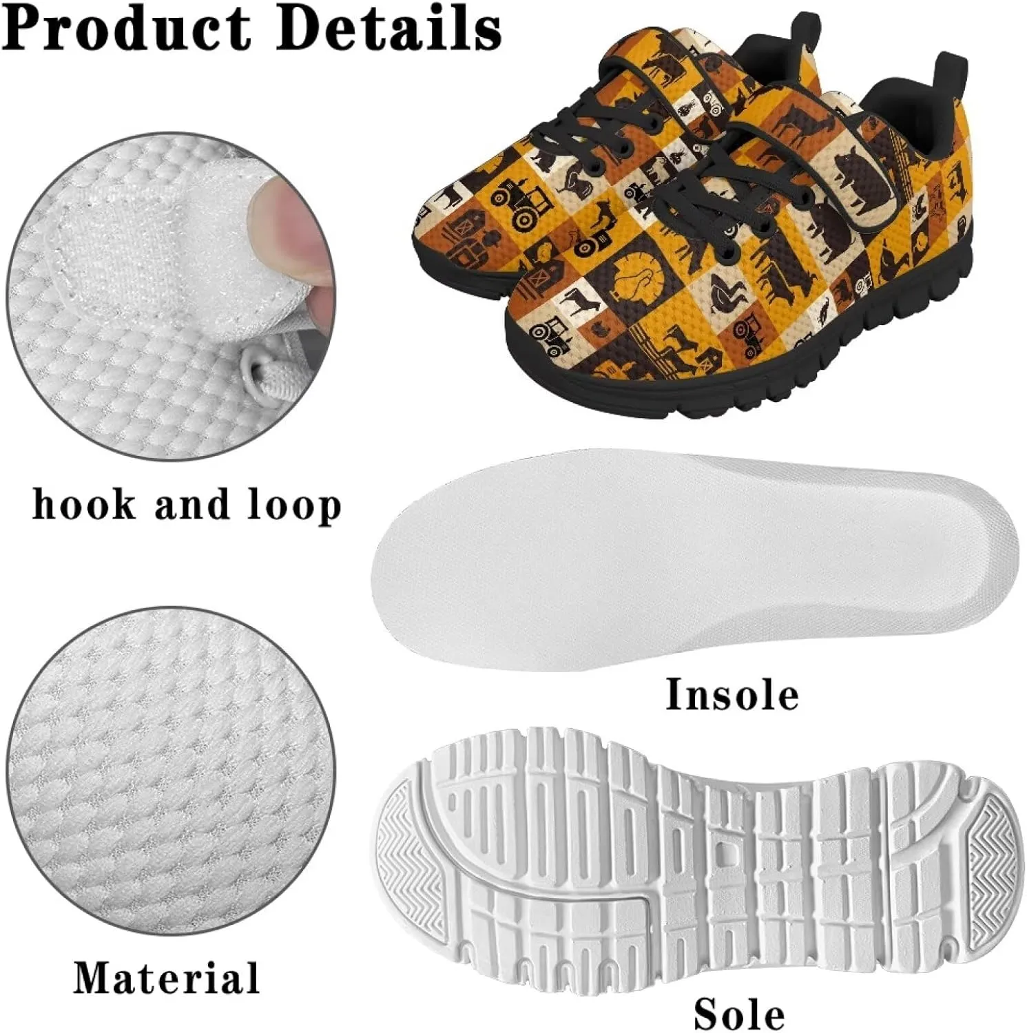 Boys Brathable Tennis Shoes Lightweight School Running Shoes for Daily Wear