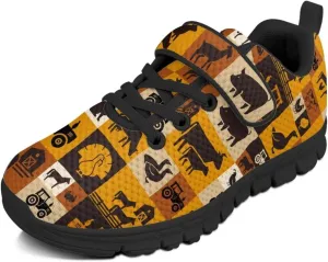 Boys Brathable Tennis Shoes Lightweight School Running Shoes for Daily Wear