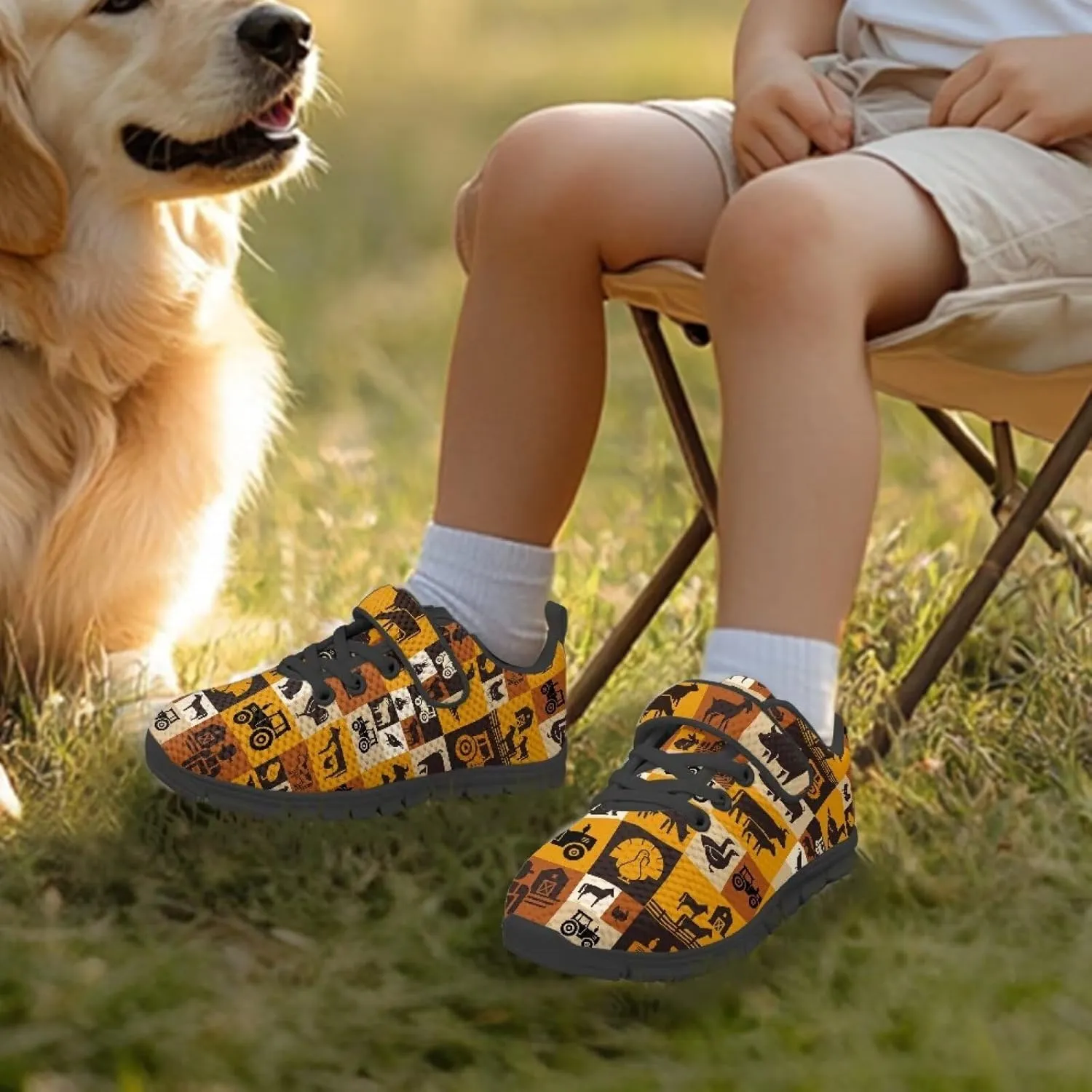 Boys Brathable Tennis Shoes Lightweight School Running Shoes for Daily Wear