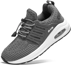 Boy's Fashion Air Running Tennis Shoes Gym Lightweight Slip On Walking Athletic Sneakers