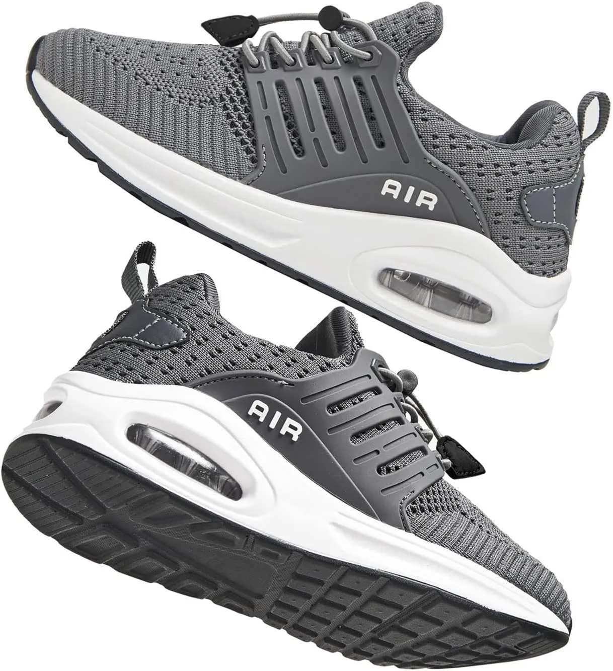 Boy's Fashion Air Running Tennis Shoes Gym Lightweight Slip On Walking Athletic Sneakers