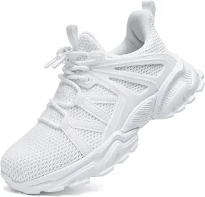 Boys Girls Shoes Kids Sneakers Lightweight Breathable Tennis Athletic Running Shoes for Toddler/Little Kid/Big Kid