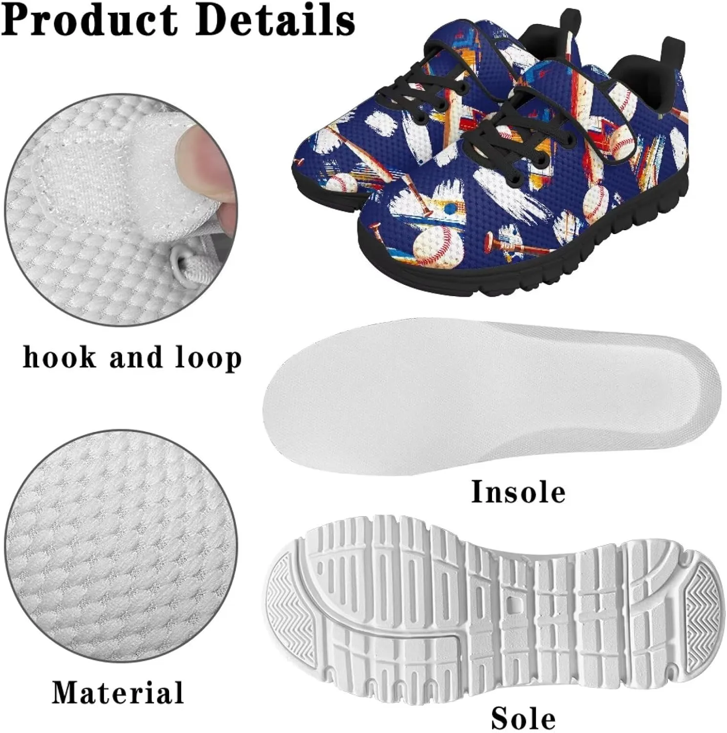 Boys Tennis Shoes Lightweight Casual Walking Shoes for Daily Wear