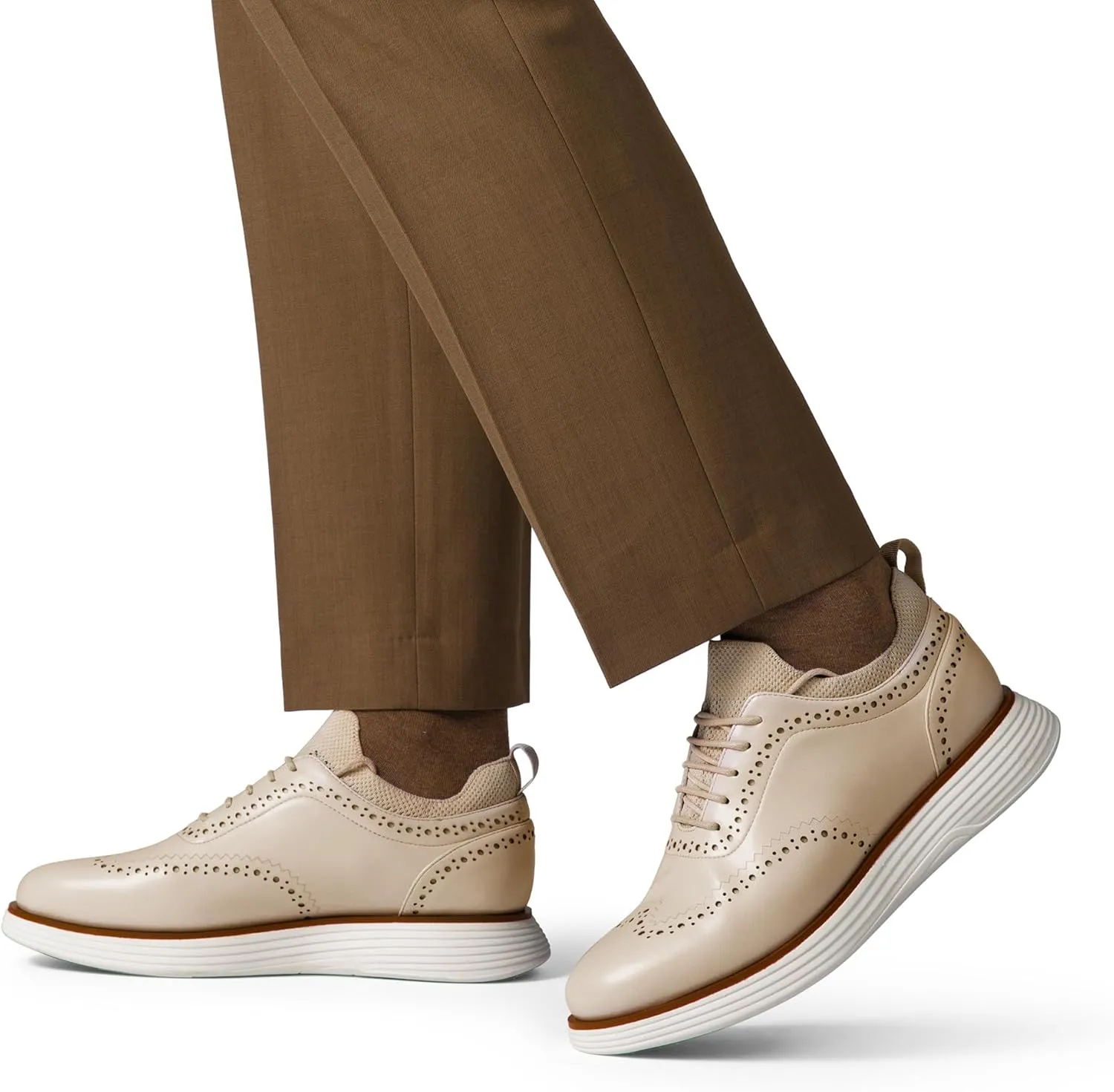 Bruno Marc Men's MaxFlex Dress Sneakers Oxfords Casual Wingtip Brogue Shoes