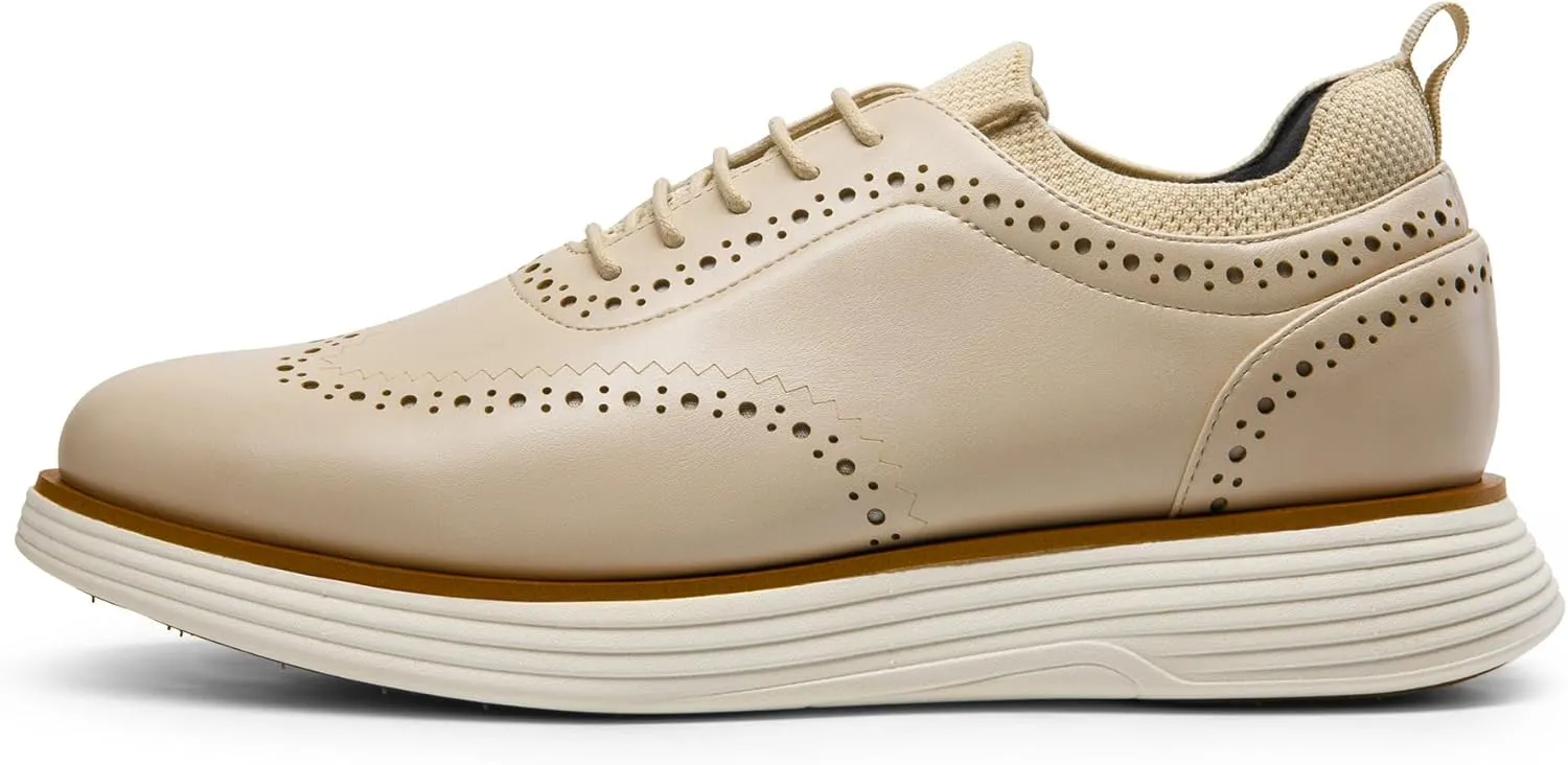 Bruno Marc Men's MaxFlex Dress Sneakers Oxfords Casual Wingtip Brogue Shoes