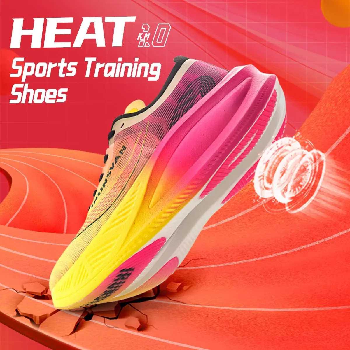 Carbon Plate Marathon Running Racing Shoes Men Professional Stable Supp ort Shock-Relief Ultra-Light Rebound Sneakers