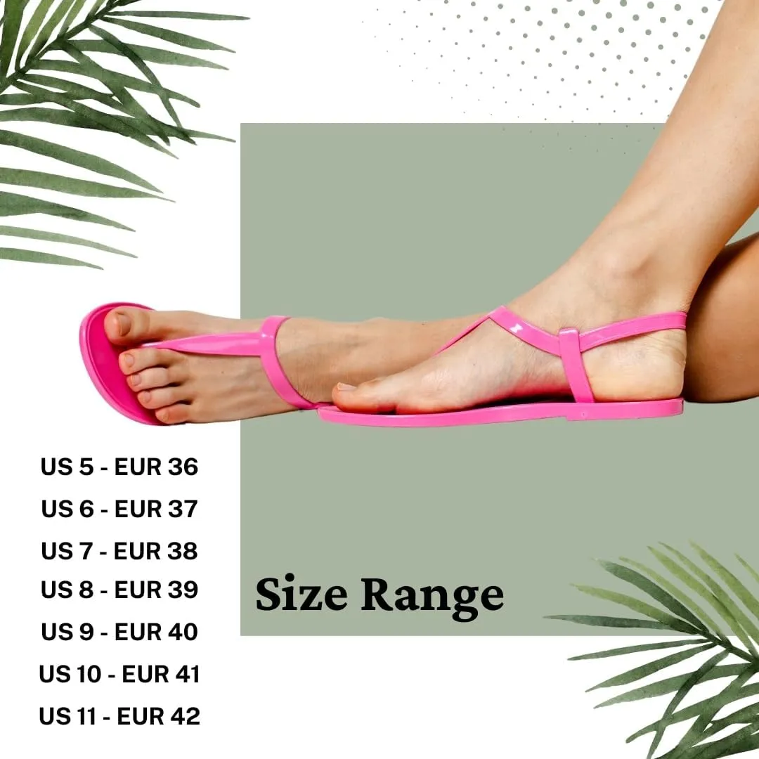 ChiX Women's Classic Flat Jelly Sandals
