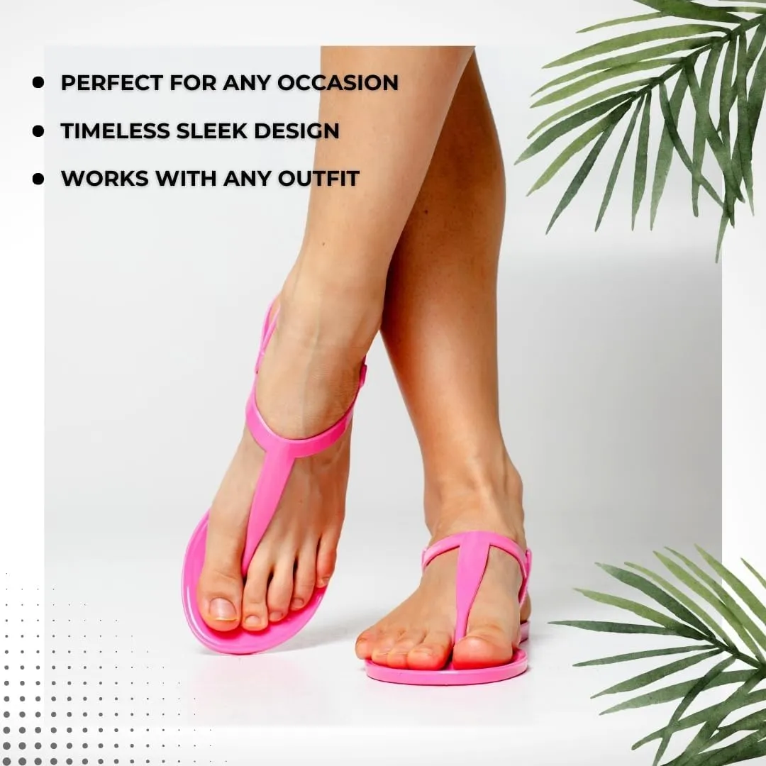 ChiX Women's Classic Flat Jelly Sandals