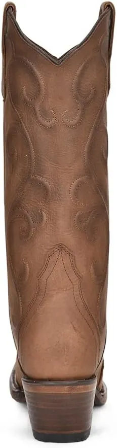 Circle G by Corral Cinnamon Brown Women's 12 inch Snip Toe Boots L6014