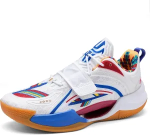 CJSPORX Men Women Basketball Shoes Breathable Non Slip Outdoor Fashion Sneakers