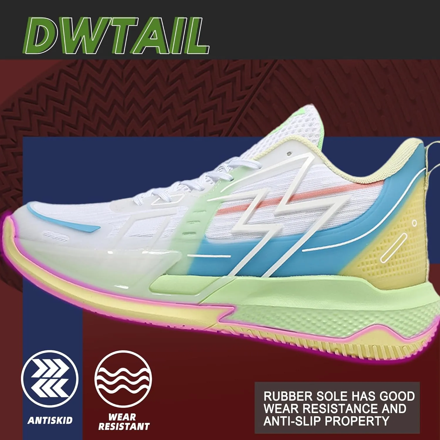CJSPORX Men Women Basketball Shoes Breathable Non Slip Outdoor Fashion Sneakers
