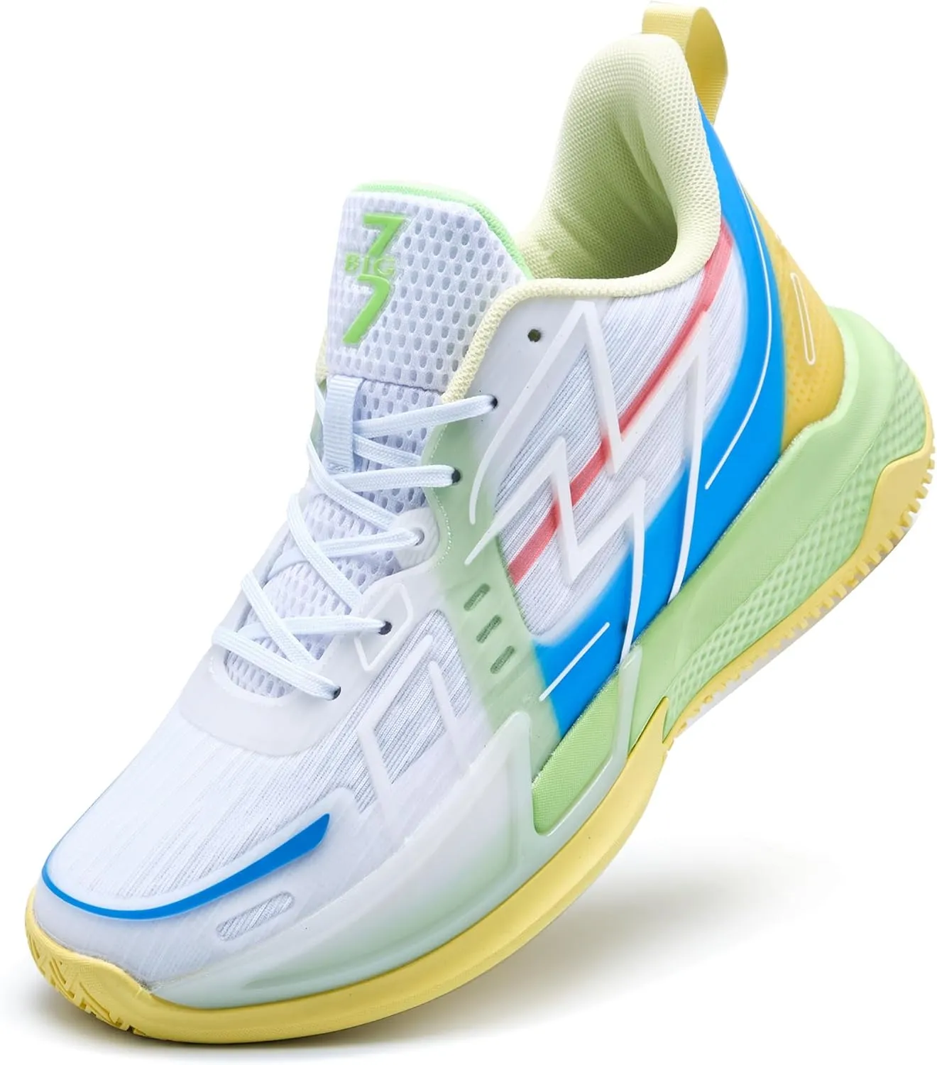 CJSPORX Men Women Basketball Shoes Breathable Non Slip Outdoor Fashion Sneakers